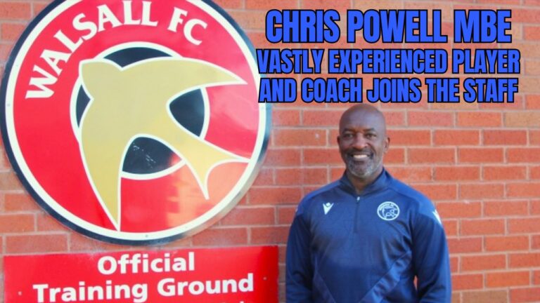 Chris Powell joins as a temporary coach to cover for Gary Waddock