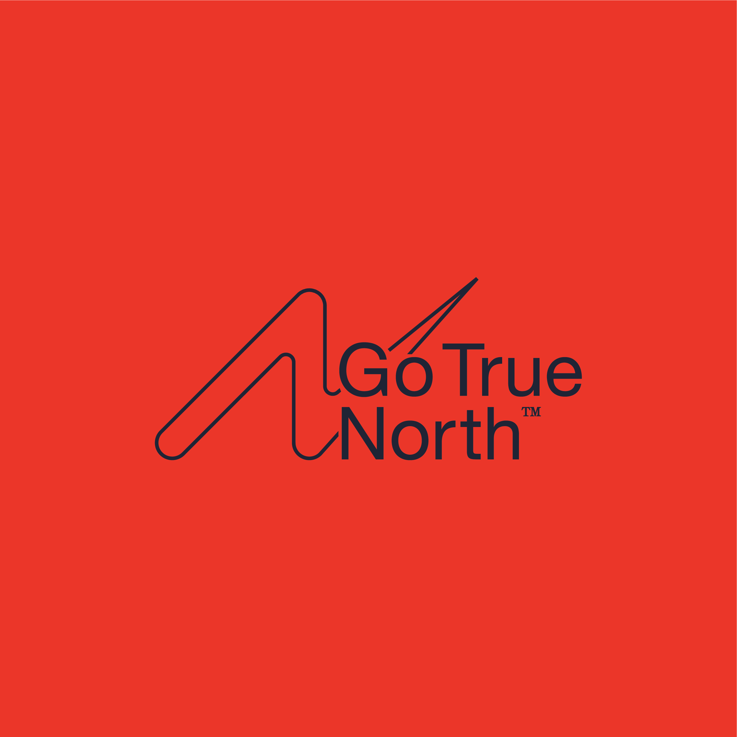 GTN Social Logo BLUE on ORANGE